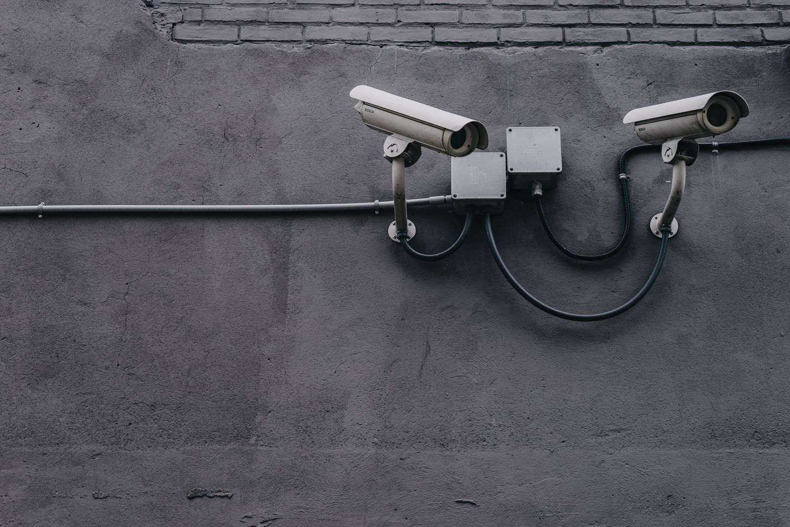 Security System Installation — detail photo of Spark Bright Electric work
